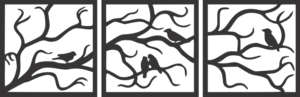 CUA000043 — TRIPTICO 90X30